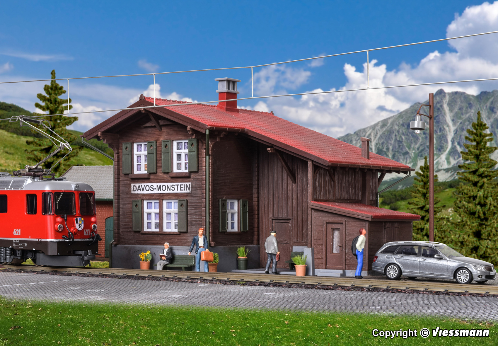 Kibri 39493 Bahnhof Davos-Mon