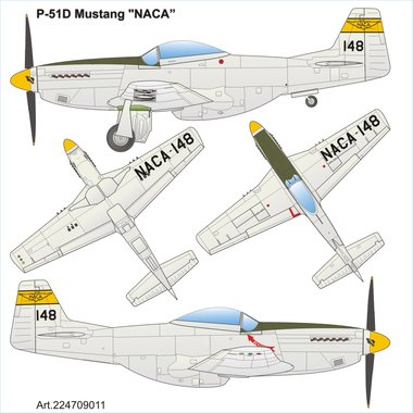 224709011 P-51D Mustang NASA