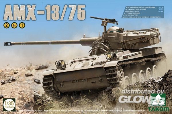 2036 IDF Light Tank AMX-13/75 2in1