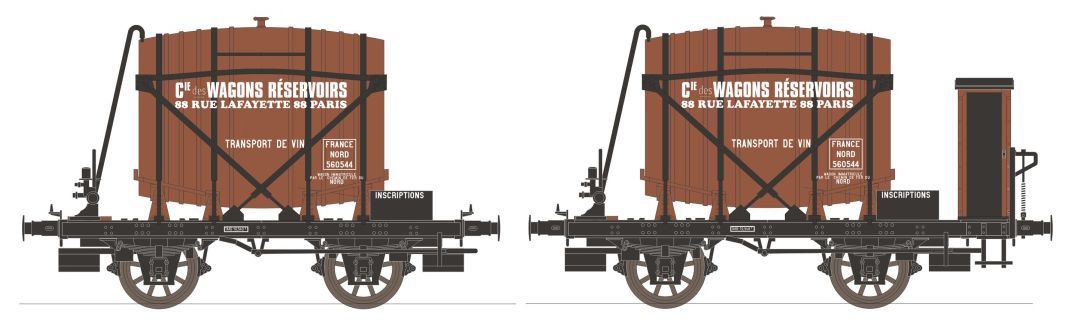 Makette 4501 NORD Weinfasswagen-Set 2-tlg. Ep.2