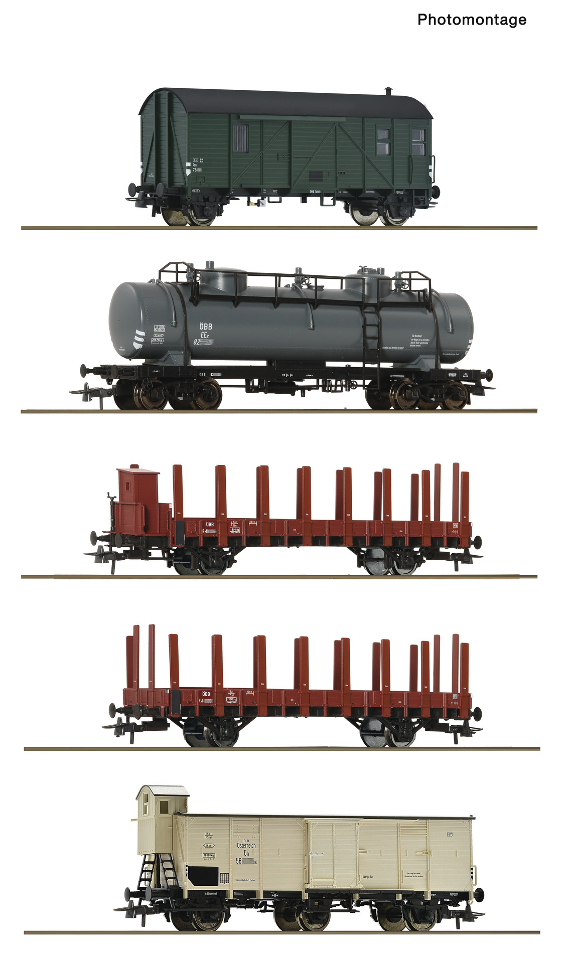 6600384 ÖBB Güterzug-Set 5-tlg. Ep.3/4