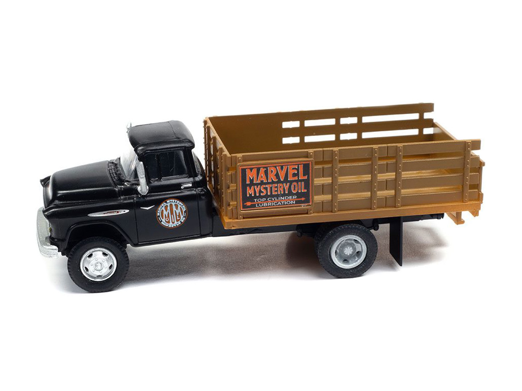 30662 1957 Chevy Stakebed Truck - Marvel Oil