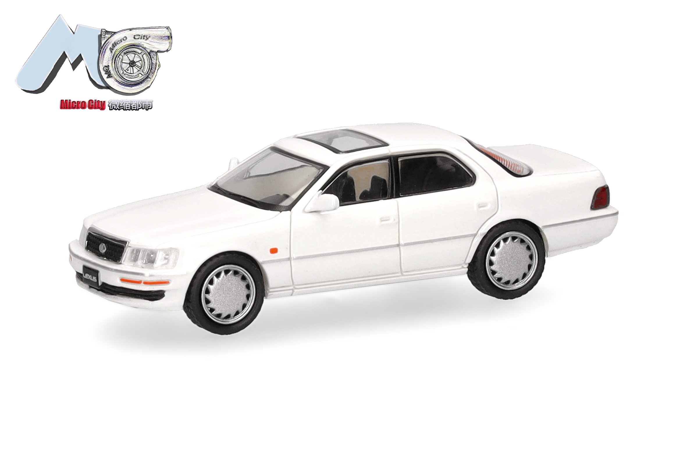 87MC000145 MicroCity: Lexus LS 400 weiß