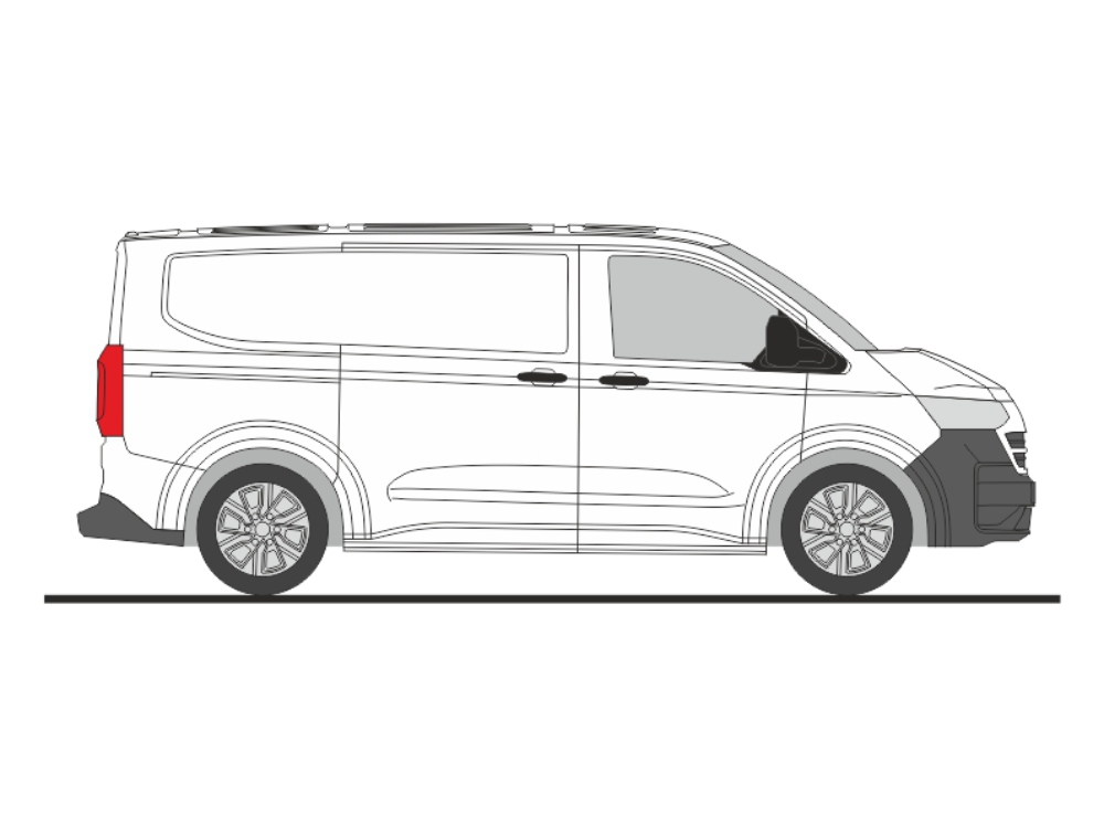 11710 VW T7 Kasten KR FD clear white