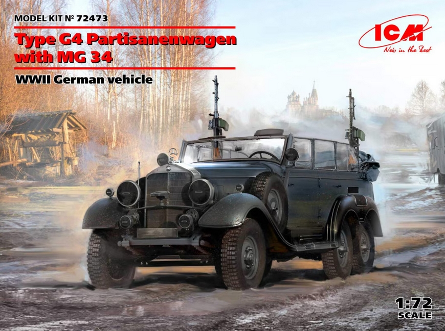 72473 Type G4 Partisanenwagen with MG 34