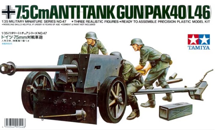 35047 Pak 7,5mm Kanone 40/L46