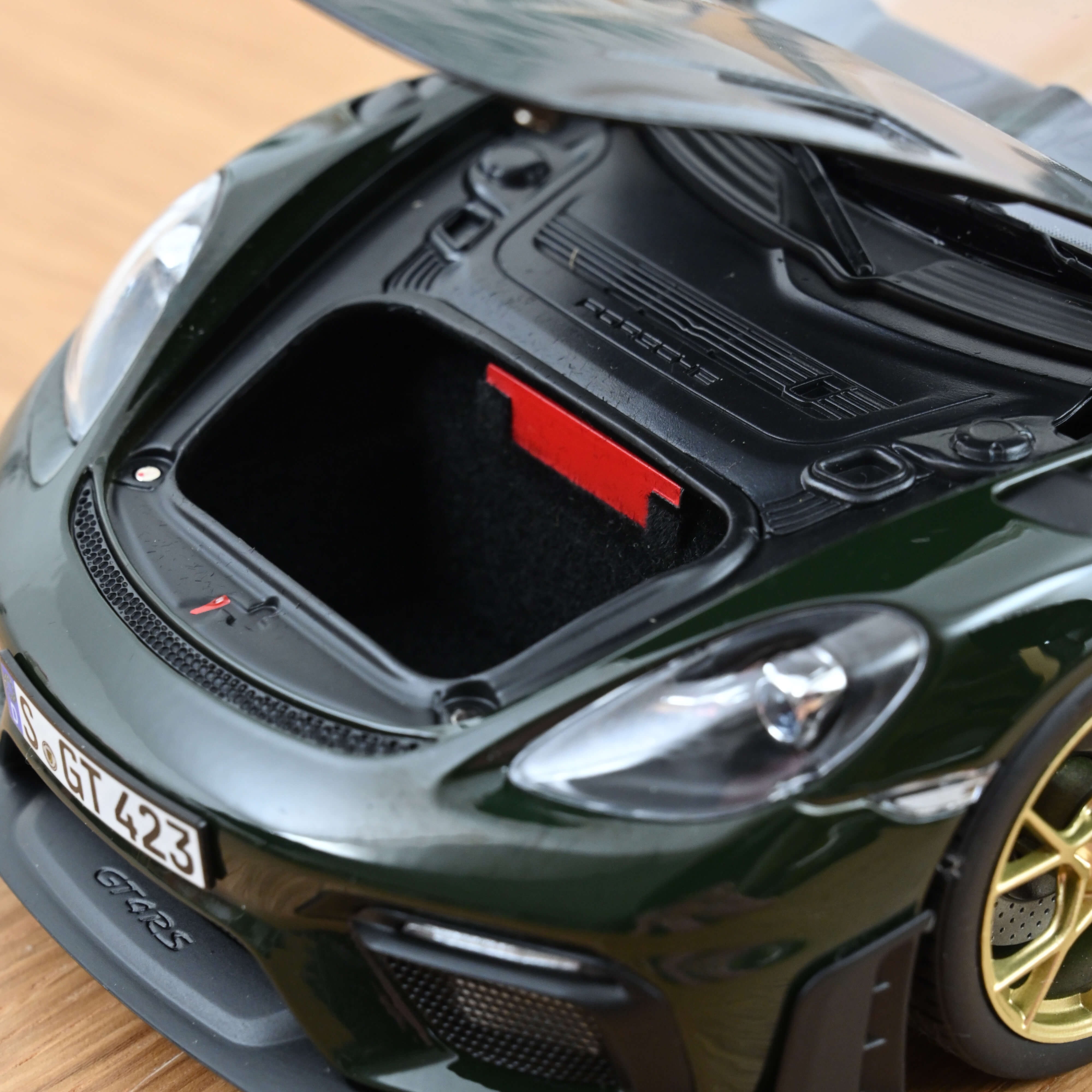 Norev 187250 Porsche Cayman GT4 RS w/Weissach green