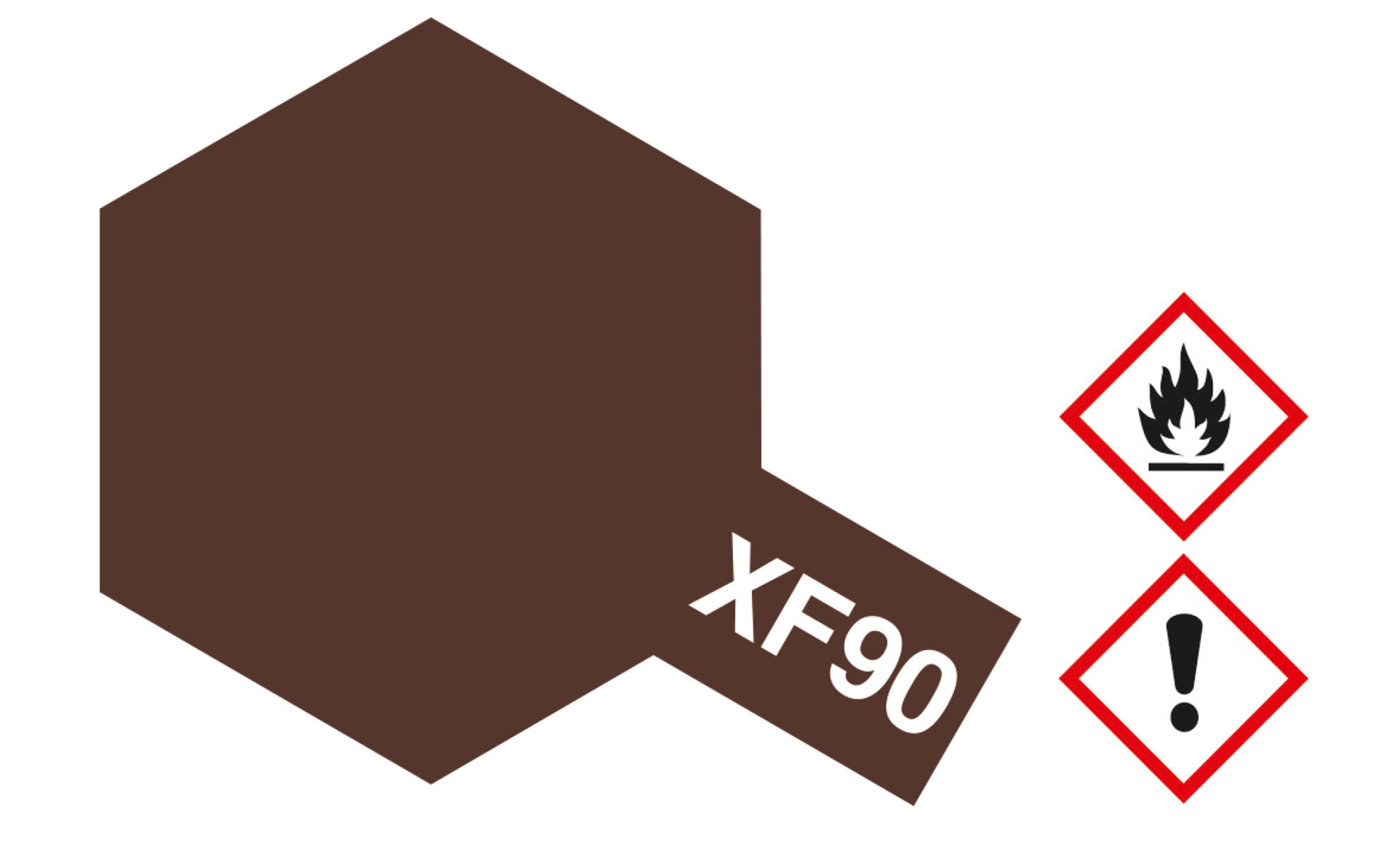 81790 XF90 Rotbraun 2 matt 10ml Acryl
