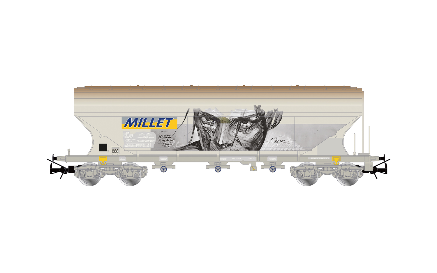 HJ6319 SNCF Getreidesilowagen "Millet" Ep.5