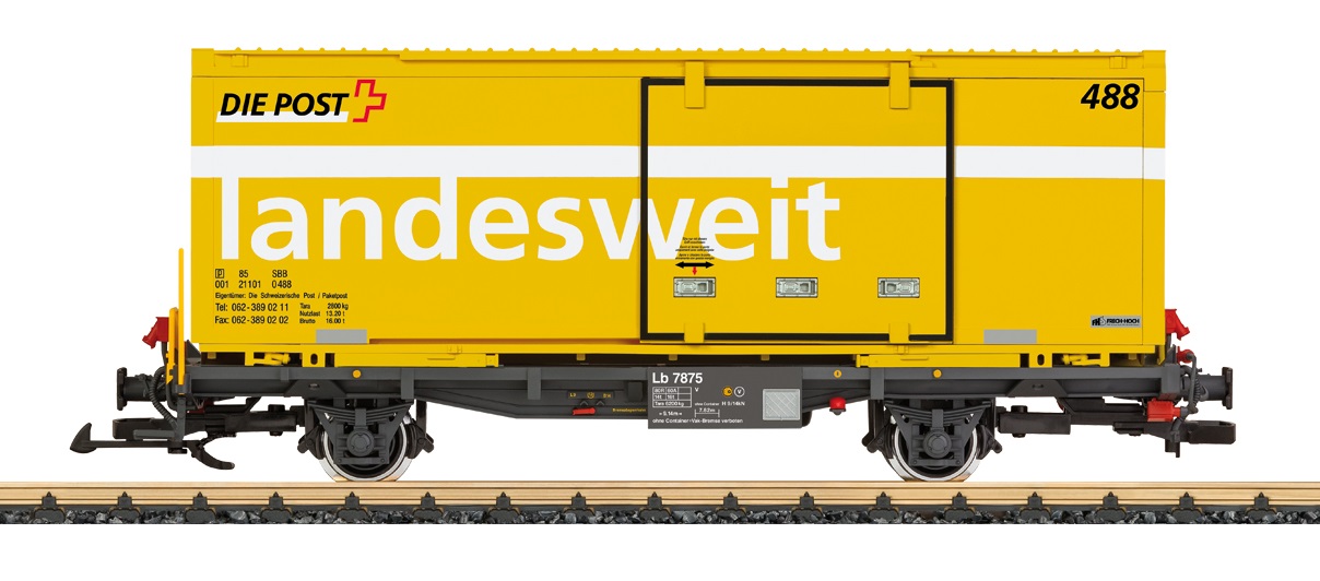 45886-01 RhB Post Containerwagen Ep.6