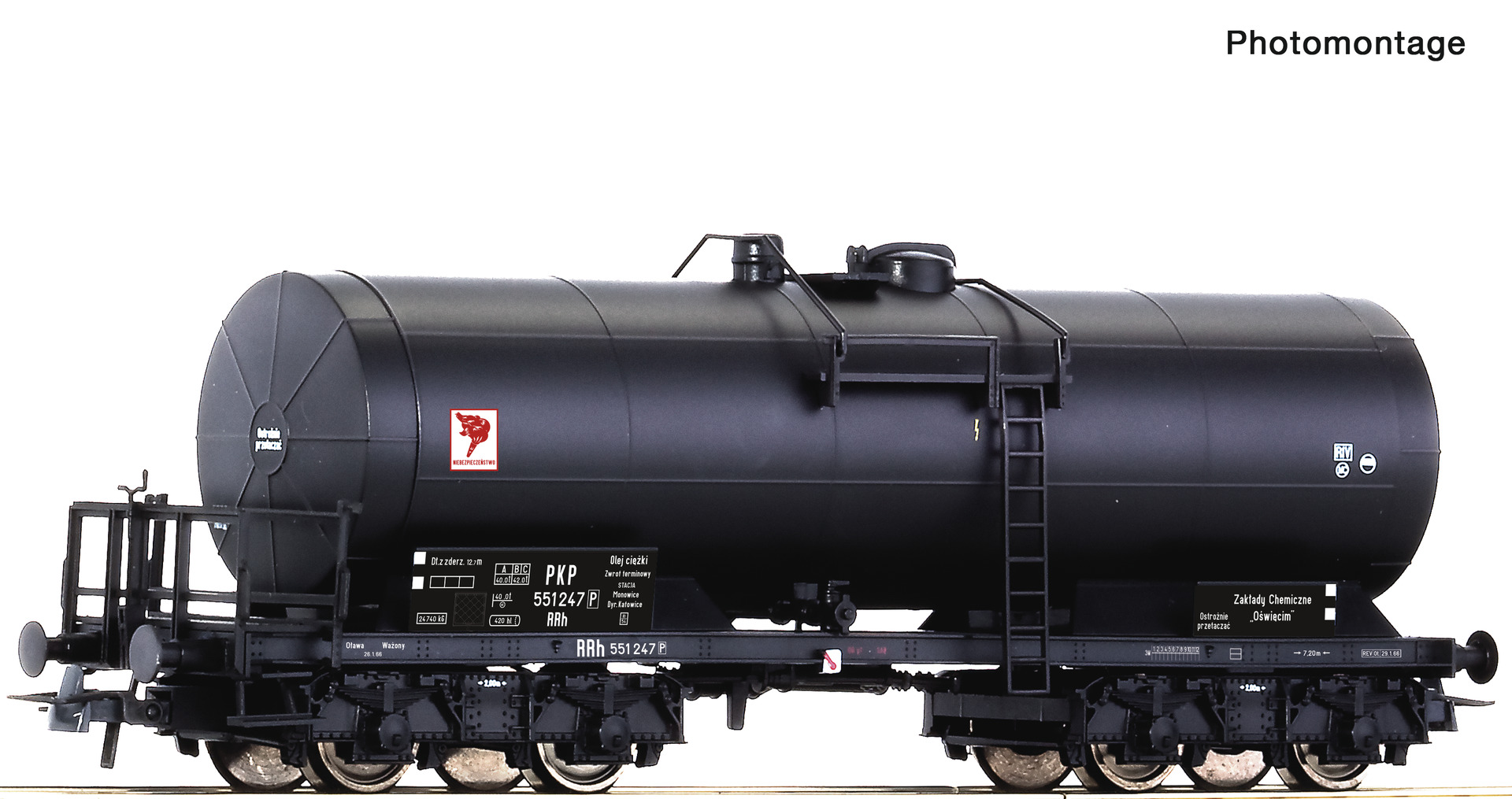 Roco 6600174 PKP Kesselwagen RRh Oswiecim Ep.3