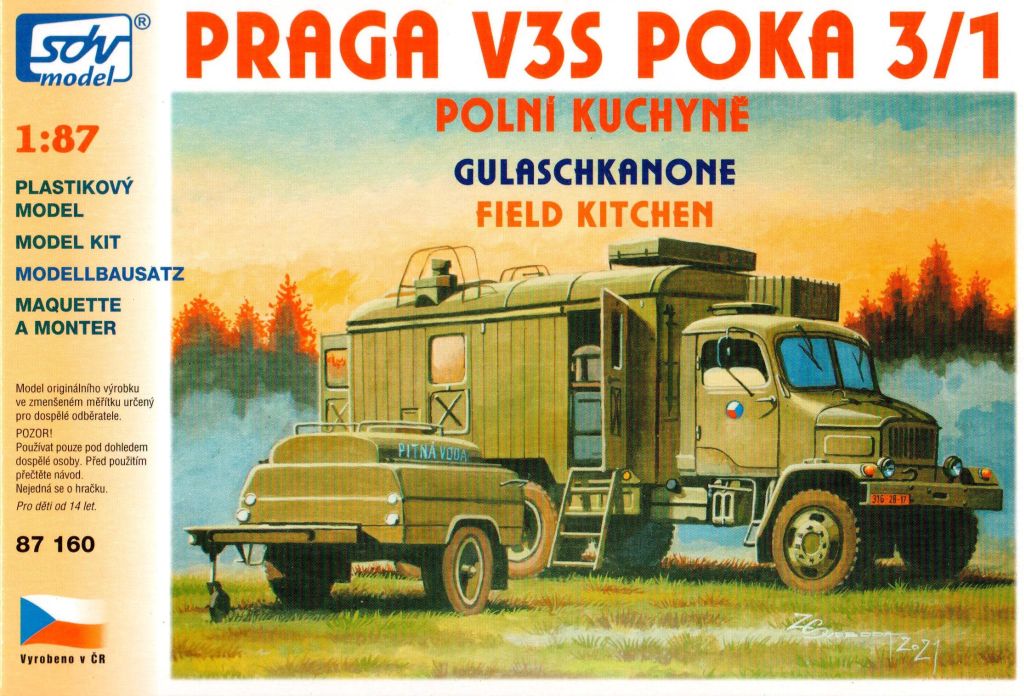 87160 Praga V3S POKA 3/1 Field Kitchen