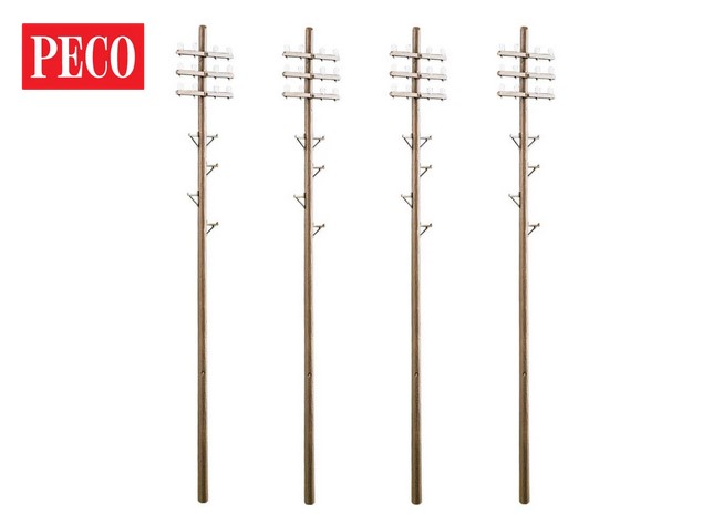 LK-747 Telegrafenstangen (4er-Pack)