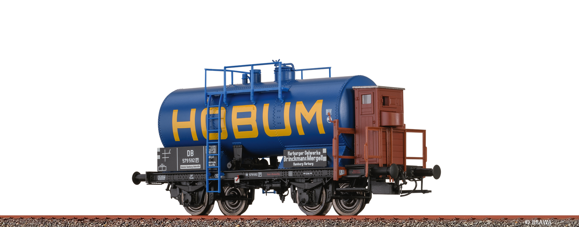Brawa 50849 DB Kesselwagen Z[P] "HOBUM" Ep.3