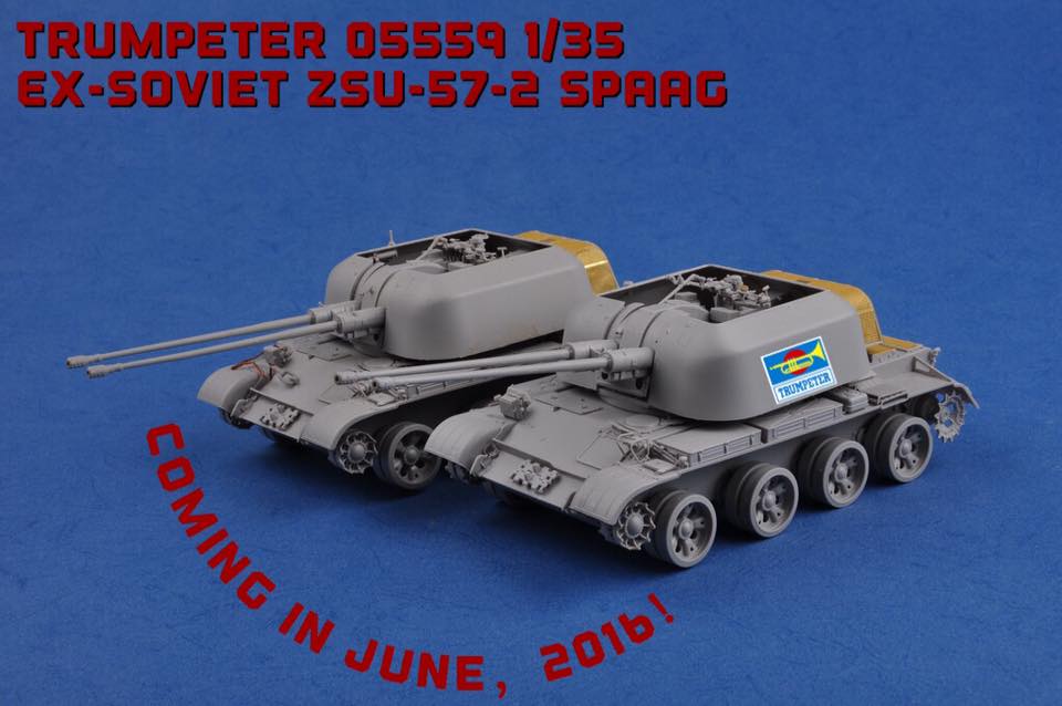 Trumpeter 755559 ZSU 57-2 SPAAG