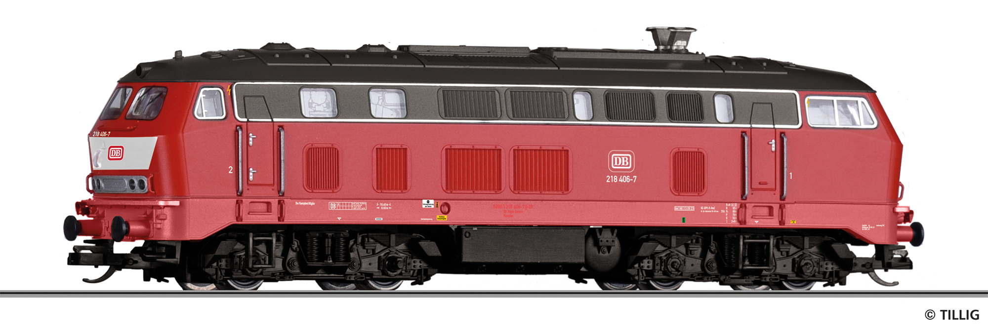 04708 Diesellok 218 406-7 der DB AG