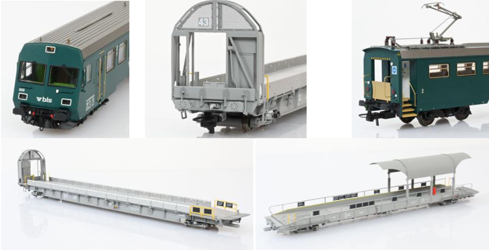 Exact-train 25000 BLS Autotransportwagen-Set 5-tlg. Ep.6