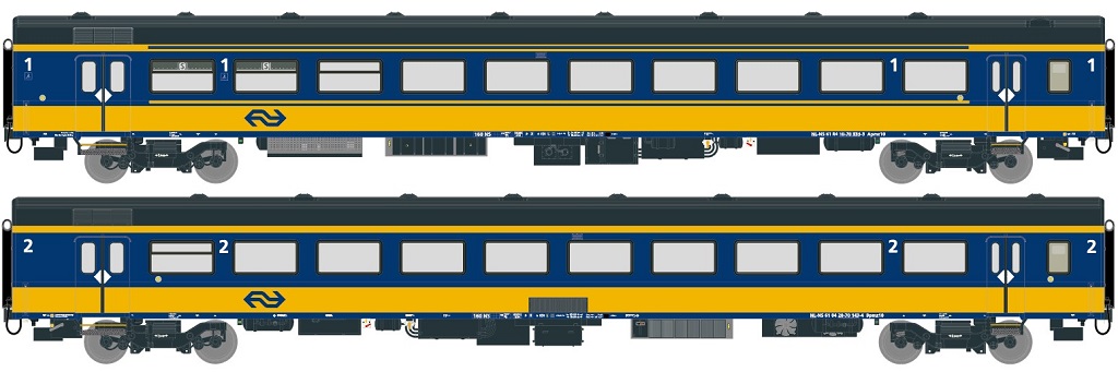 Exact-train 11002 NS Reisezugwagen-Set 2-tlg ICRm Ep.6