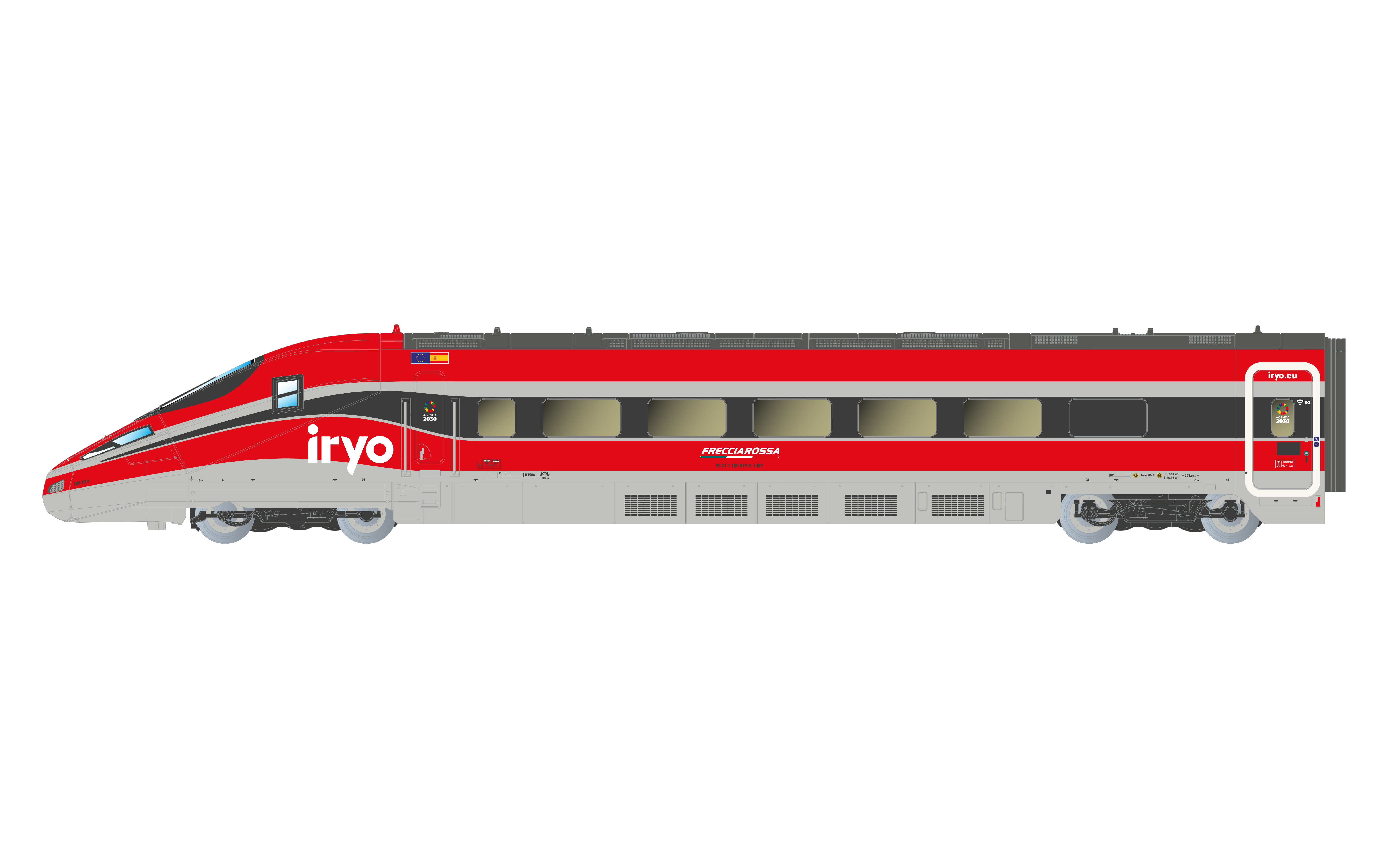 HN2622S Iryo Frecciarossa 1000 4-tlg Ep.6