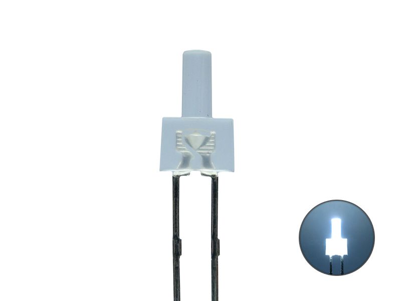 50544 Tower LED lang 2mm kaltweiß / weiß diff