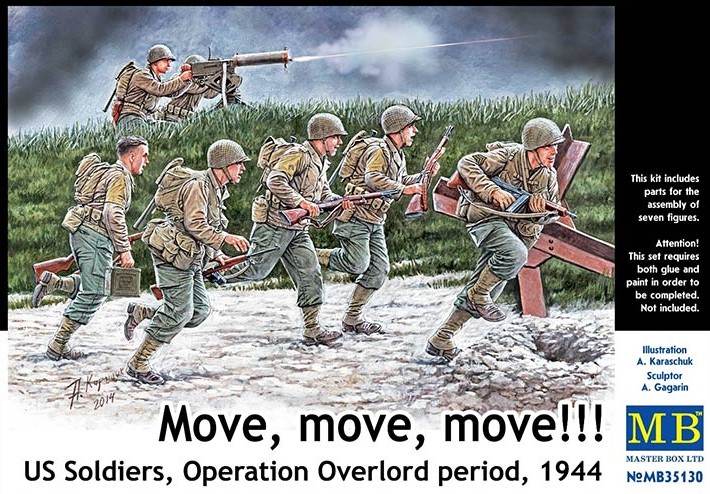 MB35130 US Soldiers, Operation Overlord 1944