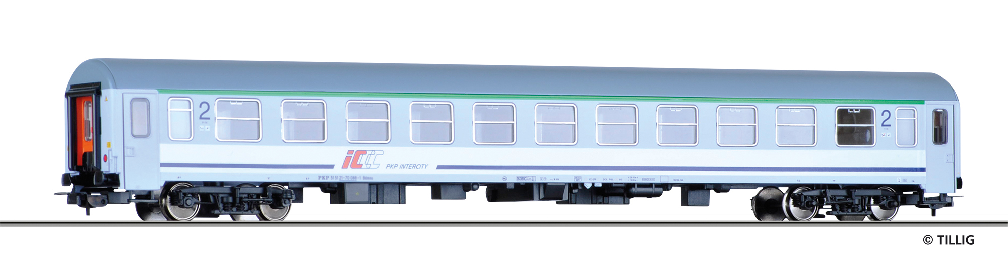 74998 PKP-Intercity Reisezugwg. 2.Kl. Bdmu Ep6