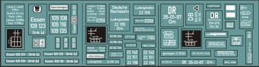 Makette 2832 Beschriftungssatz Breslau 2
