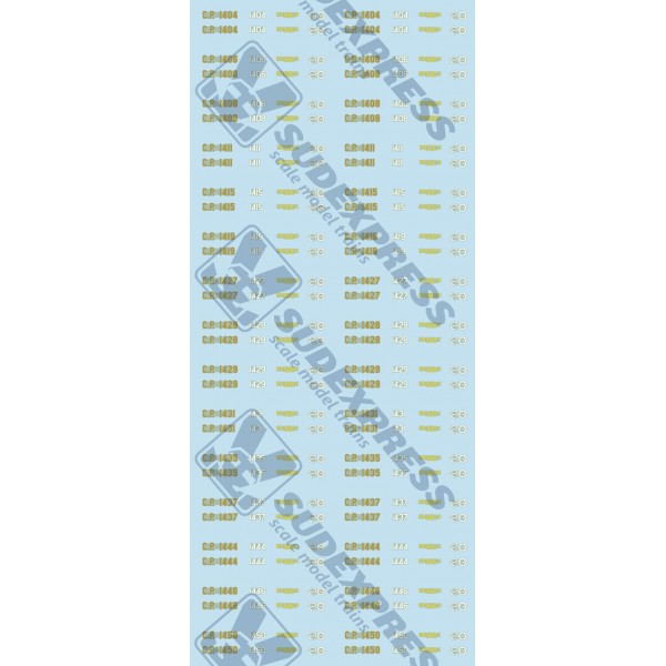 Sudexpress DECAL140015 Decal für CP 1400