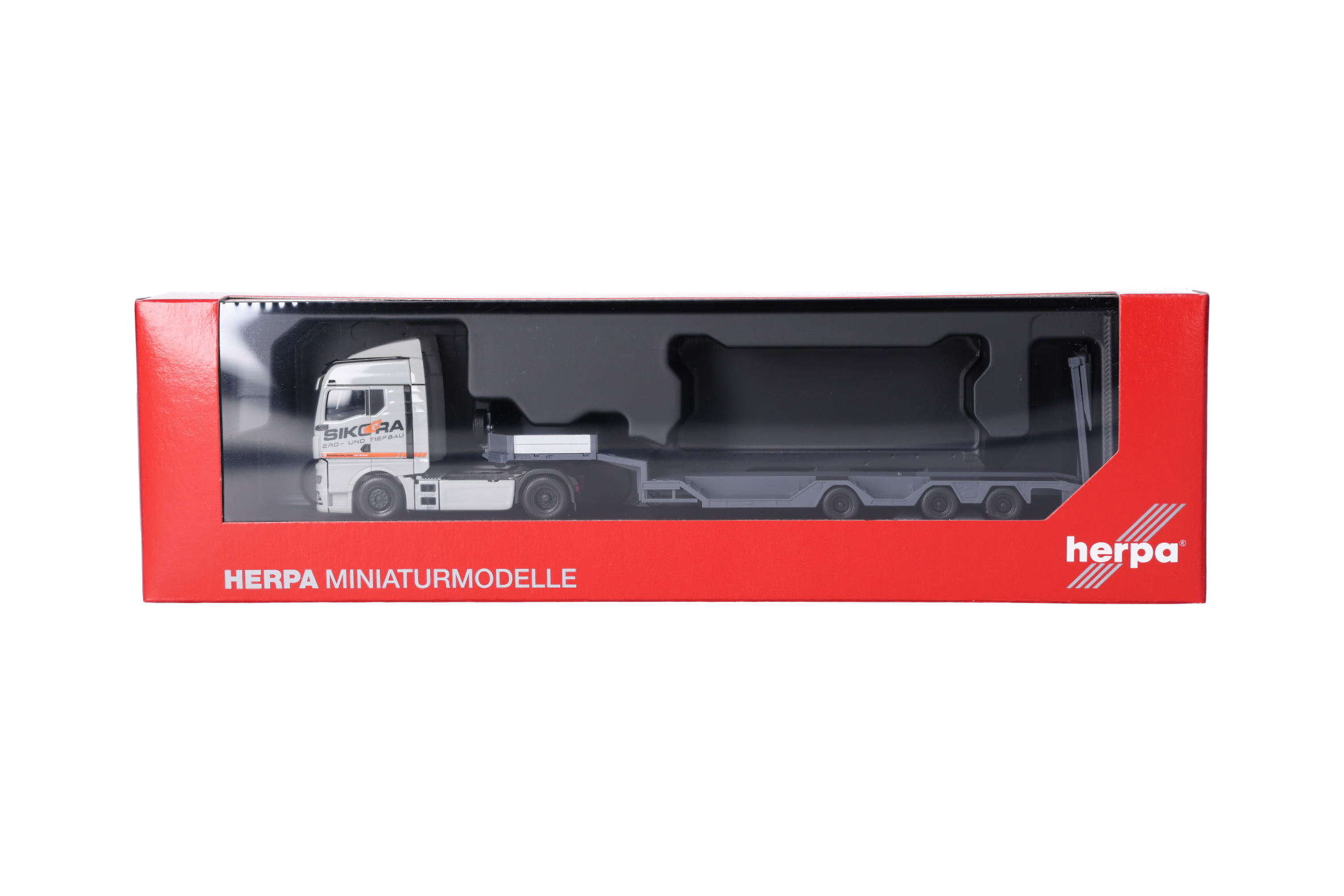 Herpa 320849 MAN TGX GM Semittieflade-SZ Sikora