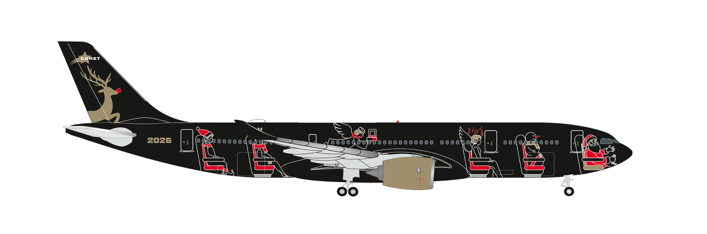 539692 Airbus A330-800neo Christmas 2026