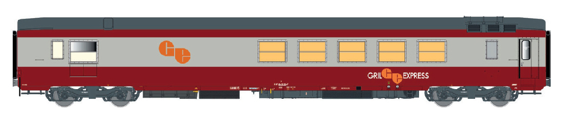 40110 Speisewagen Gril Express GE SNCF, Ep.IV