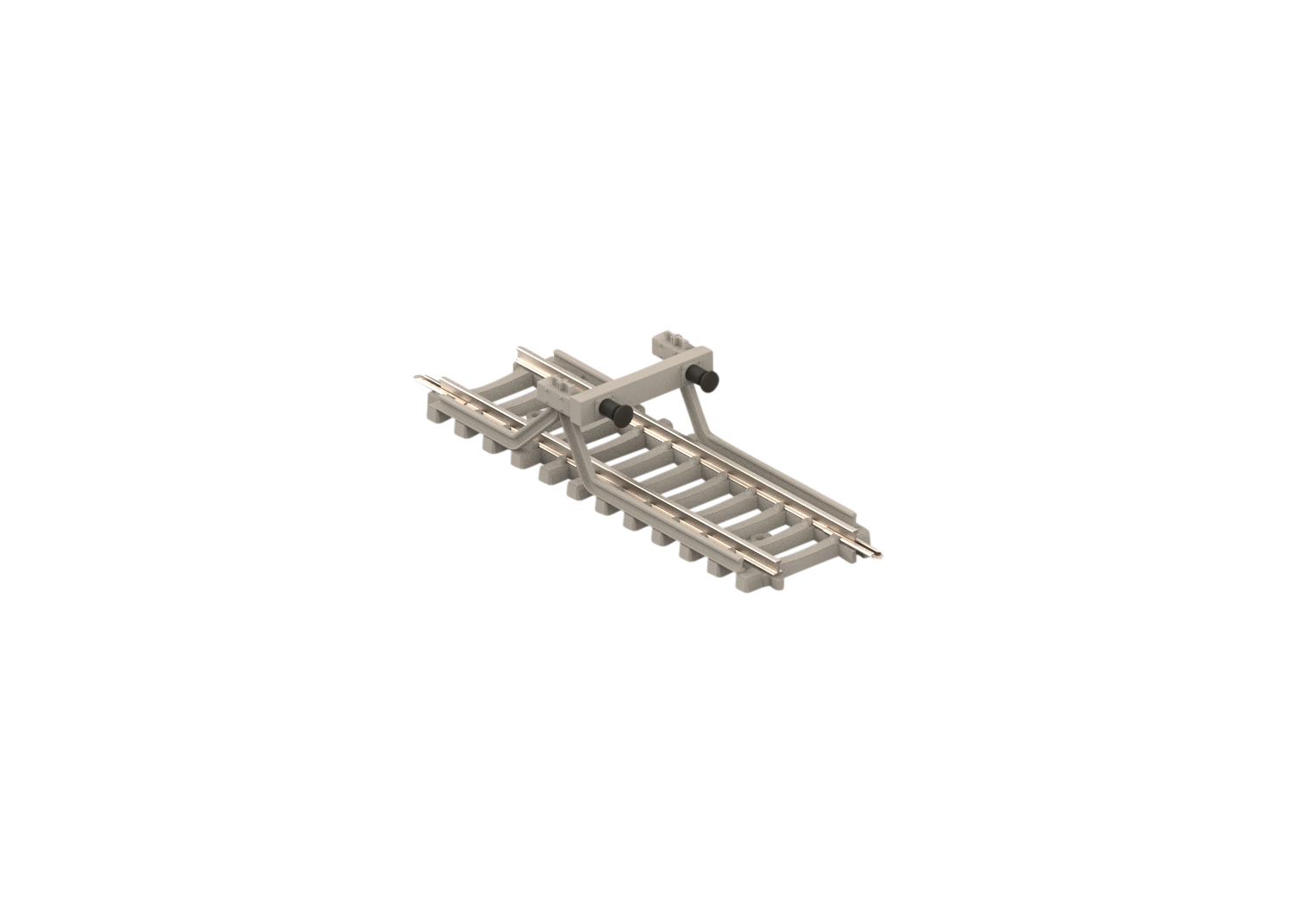 14591 Prellbock mit Betonschwellen