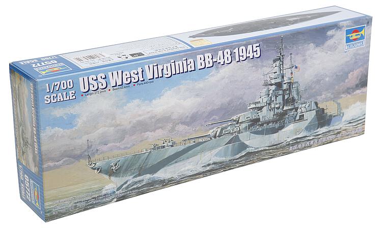 755772 USS West Virginia BB-48 1945