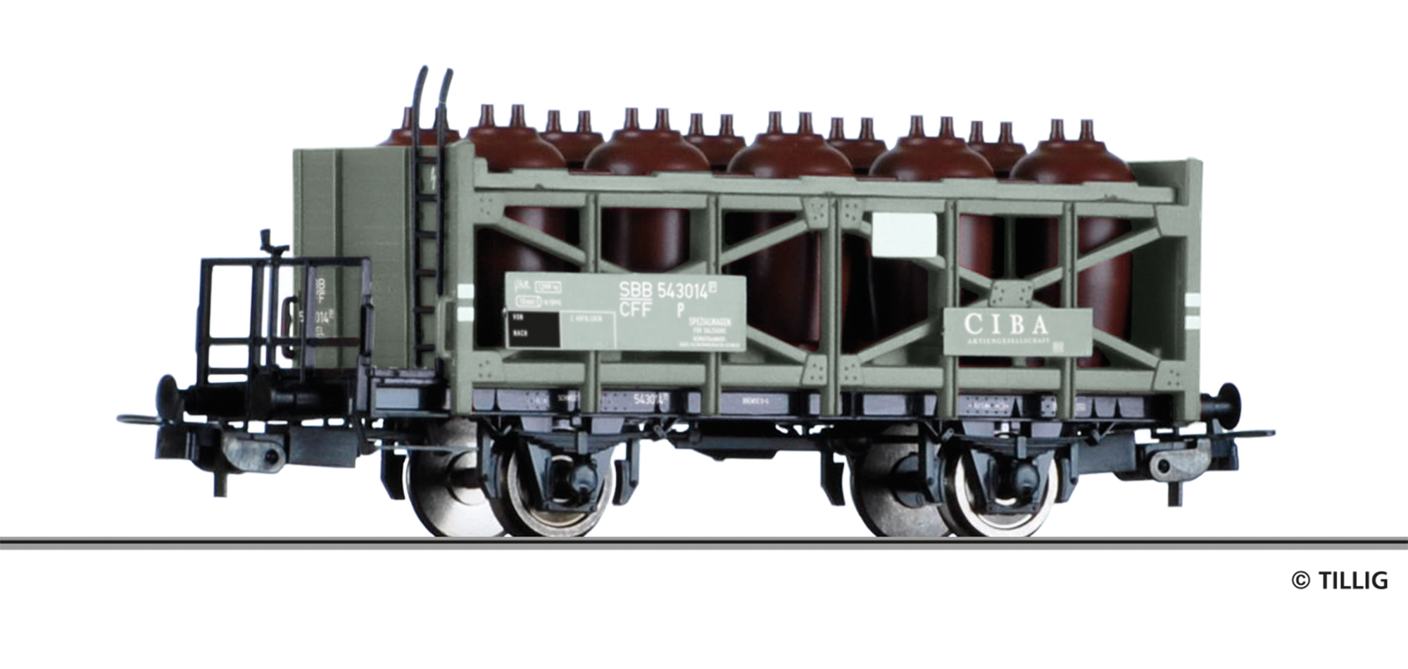 76789 SBB Säuretopfwagen "CIBA" AG Ep.3