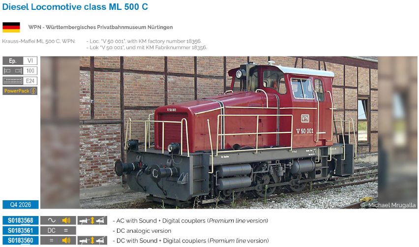 S0183561 WPN Diesellok ML 500 C Ep.6