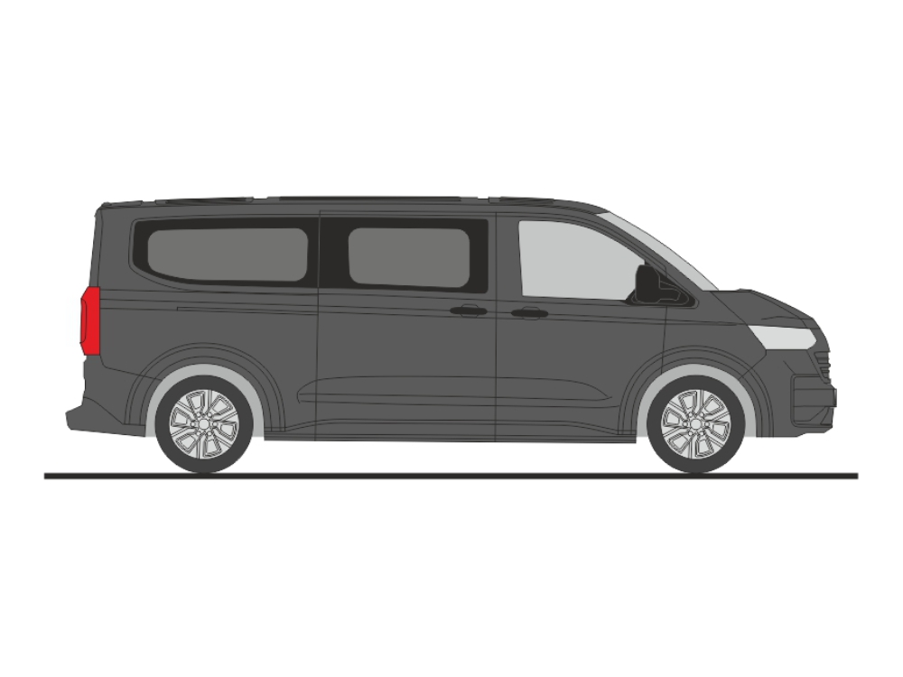11720 VW T7 Bus LR FD stone grey