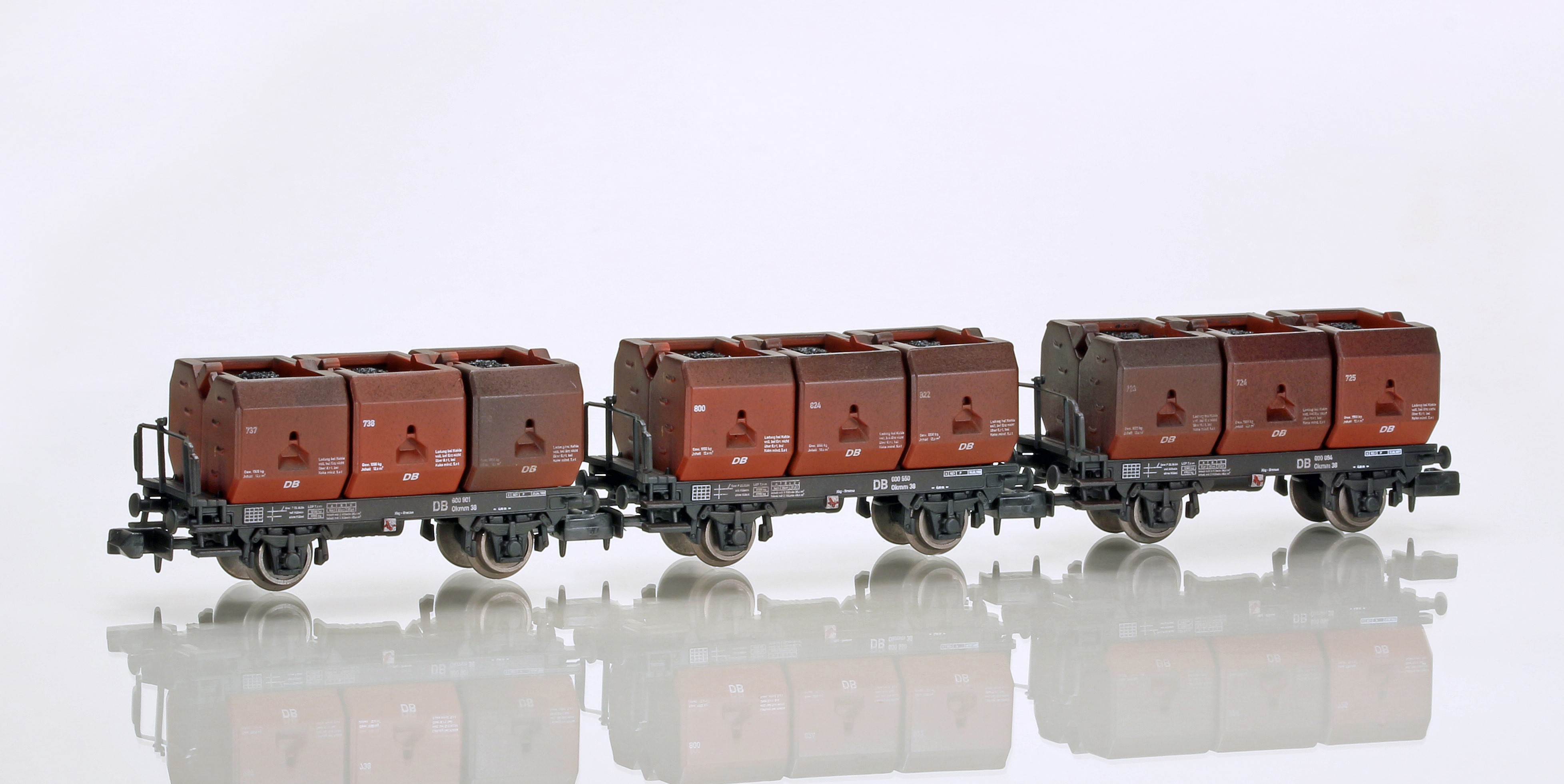 NME 201310 DB Kohlekübelwagen-Set 3-tlg Ep.3