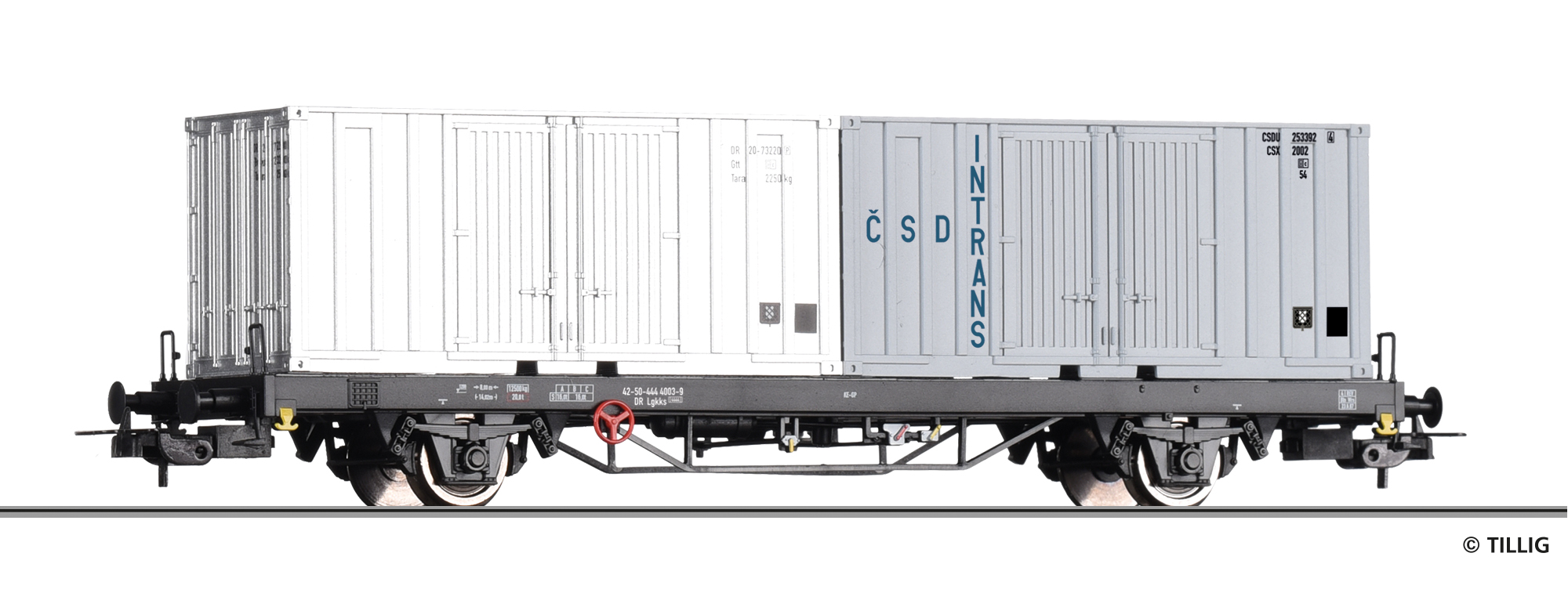 77073 Containertragwagen der DR