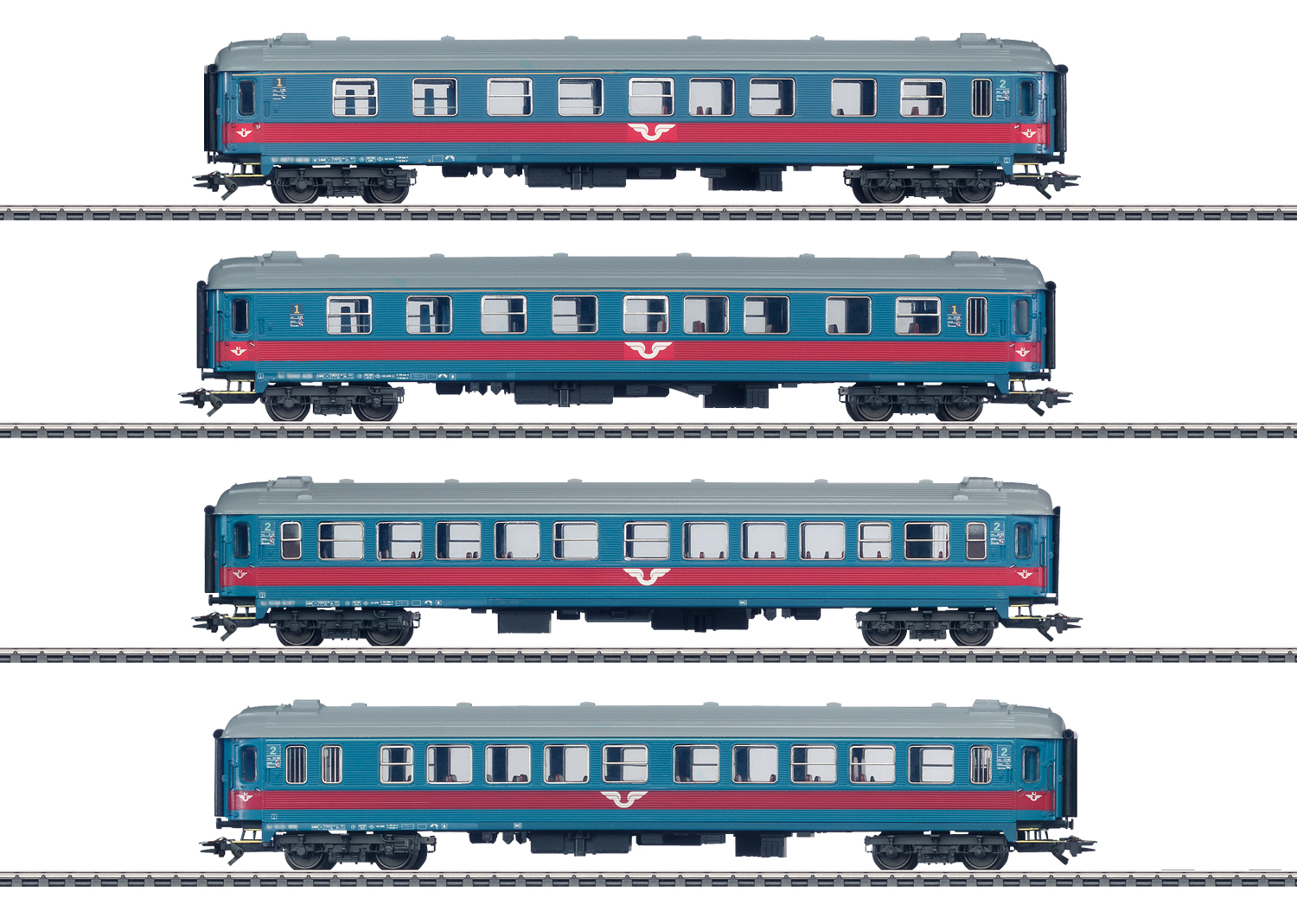 43789 SJ Personenwagen-Set 4tlg. Ep.5