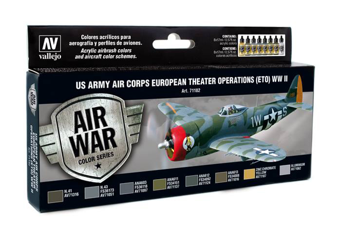 71185 Set: USAAF Luftwaffe, 16 x 17 ml