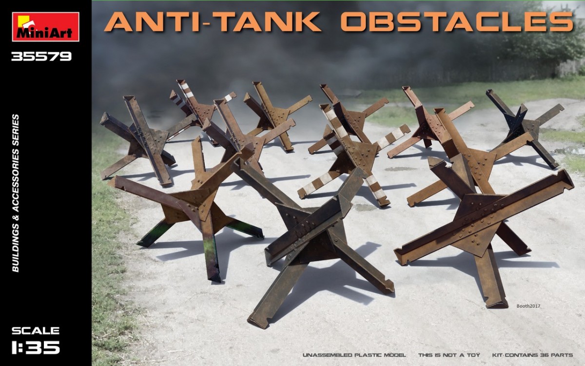 35579 Anti-tank Obstacles - Panzersperren
