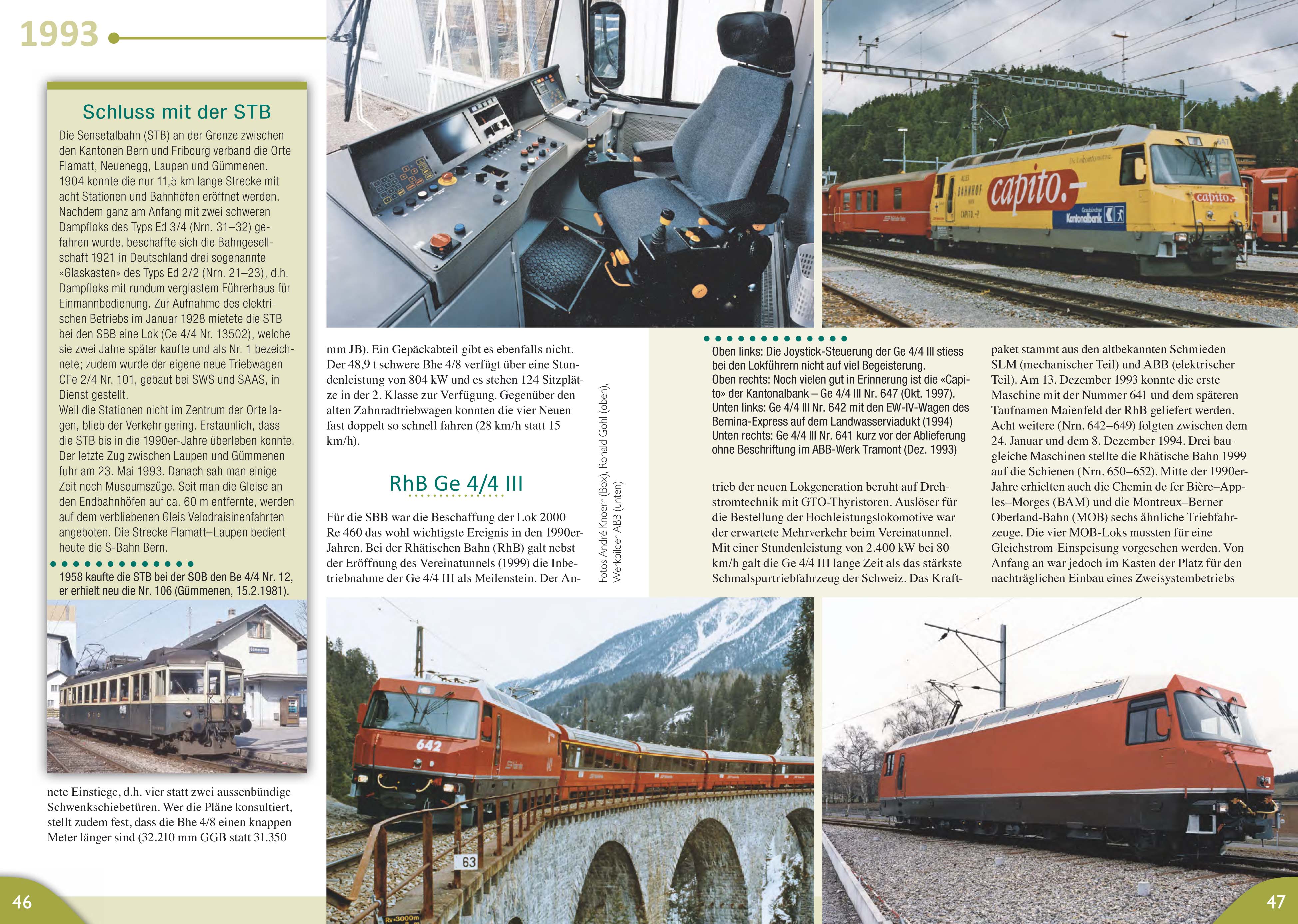 Edition Lan 923-3 Schweizer Bahnen - 1990er Jahre