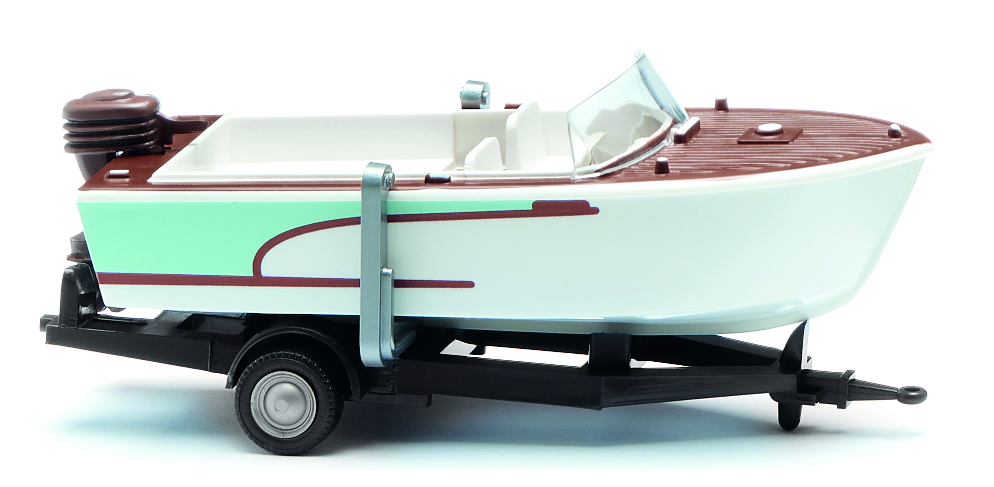 009504 Motorboot auf Anhänger
