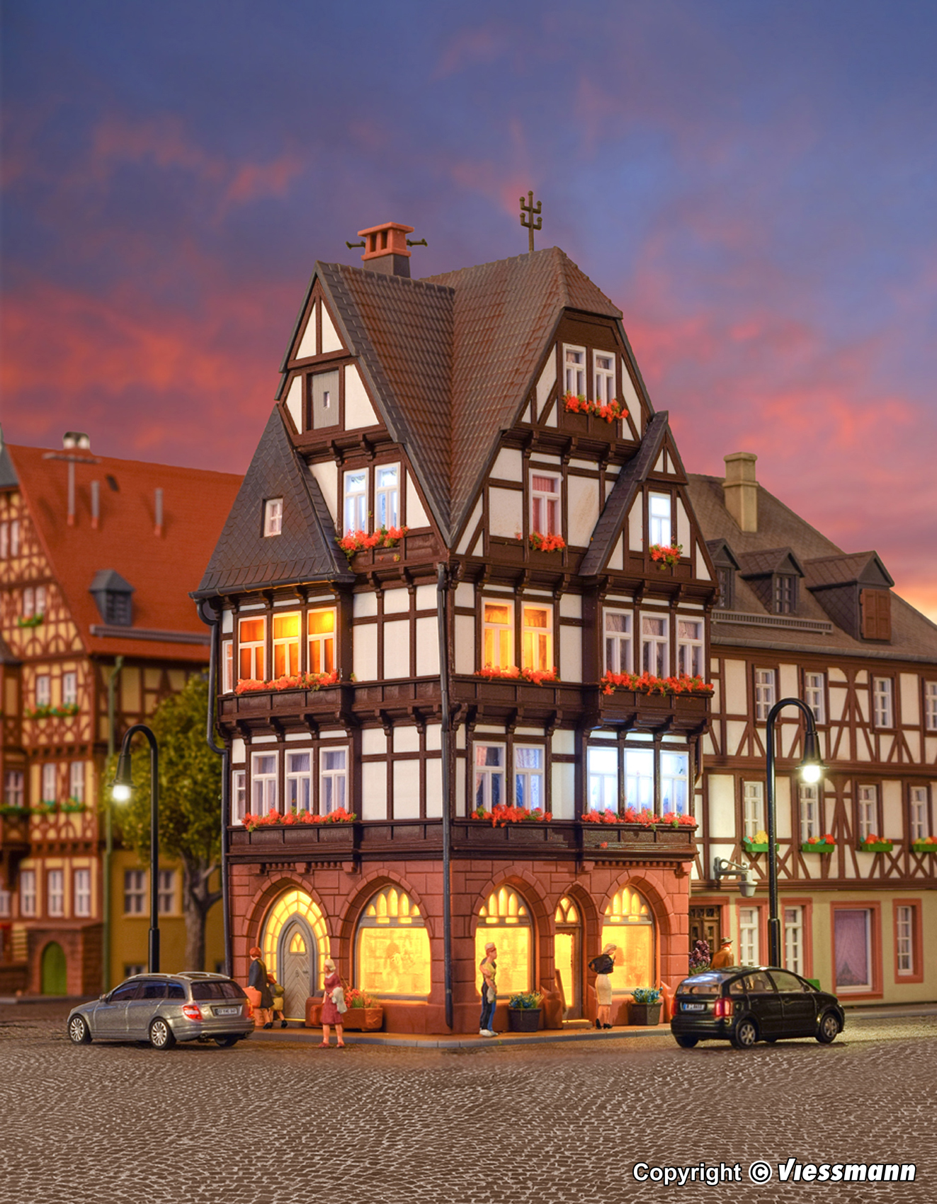 Kibri 38450 Fachwerkstadthaus