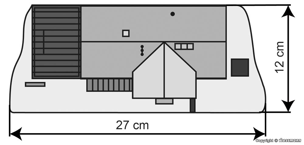 Kibri 39496 Bahnhof Maienfeld