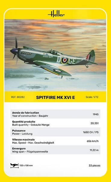 Heller 80282 Spitfire MK XVI E