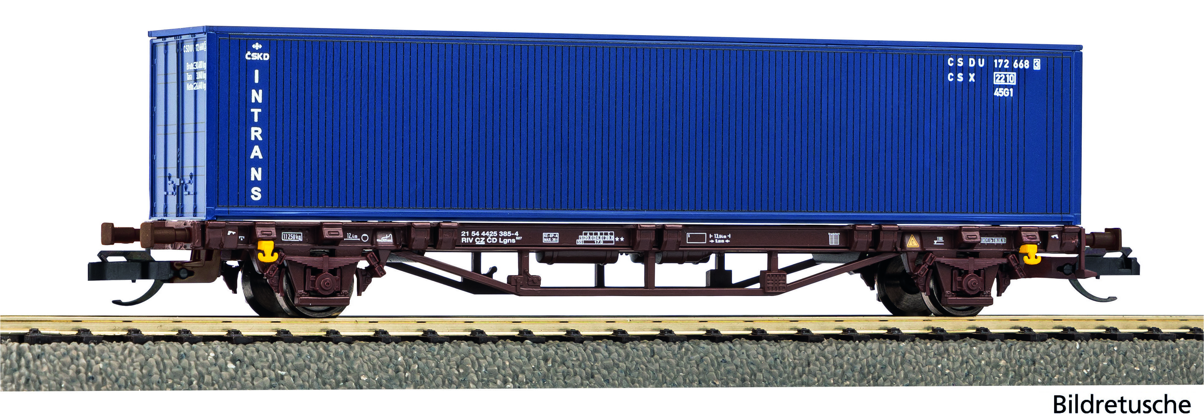Piko 47728 CD Containertragw. Intrans mit 1X40' Ep5