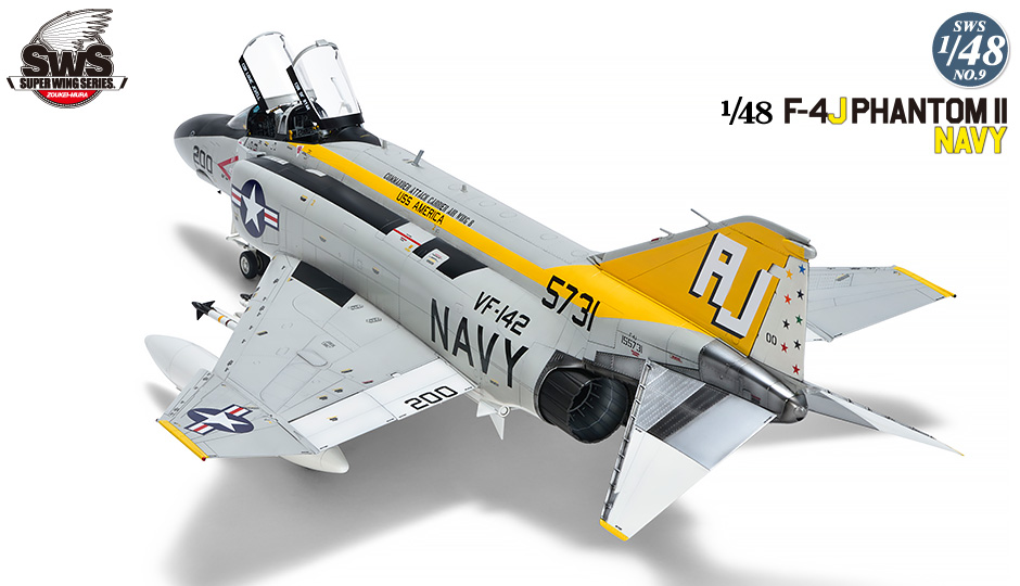 Zoukei-Mura SWS4809 F-4J Phantom II NAVY