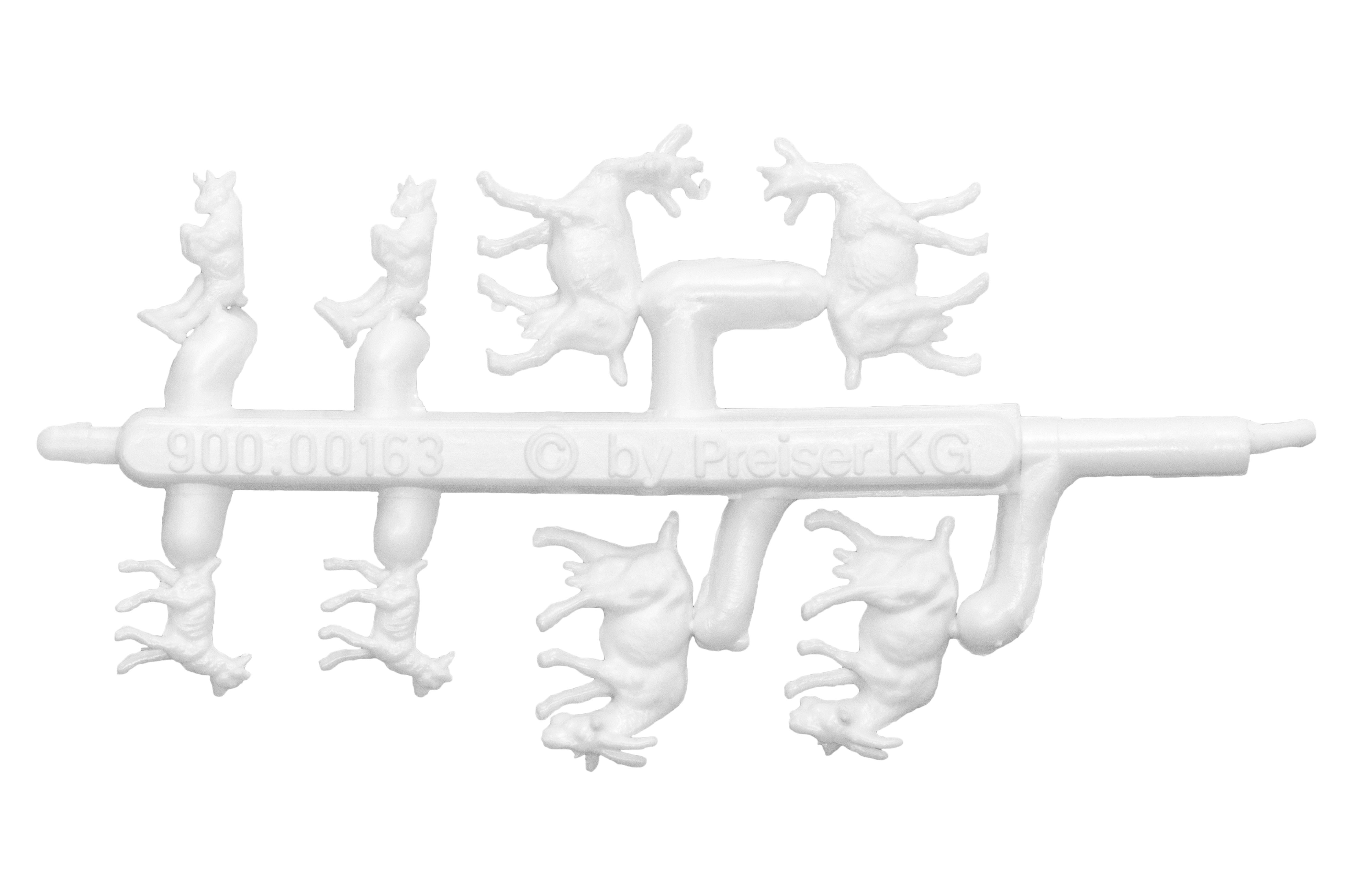 43745 H0 Ziegenstall mit Ziegen - Polyplate