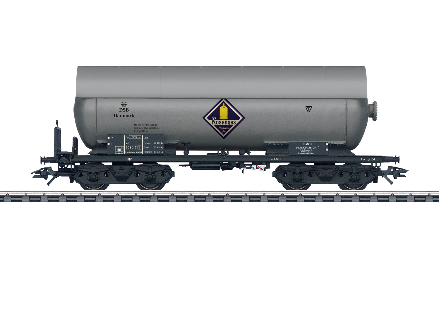 46464 DSB Gaskesselwag. "Dansk Flaskegas" Ep.3